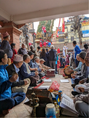 Maṇḍah Phalcā, with dāphā being played upon the arrival of the chariot.
