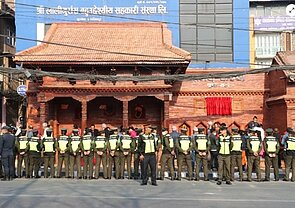 Inauguration of Samay phalcā, March 19, 2022.