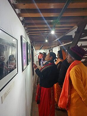 At the Patan Museum.