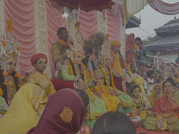 Vivah Panchami Festival, day two Phulbari Lila (photo by Monica Mottin, 2022).