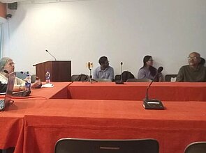 Participants ready for the dialogue session that formed the last section of the outreach. Photo courtesy Colombo Insitute.