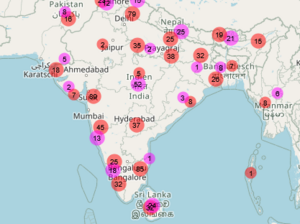Interactive map of South Asia Interactive map of South Asia