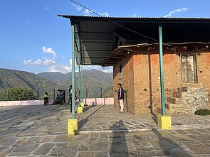 A former shelter to be curated into a museum by local authorities to commemorate locations from the 'People's War'. Photo courtesy Stefanie Lotter.