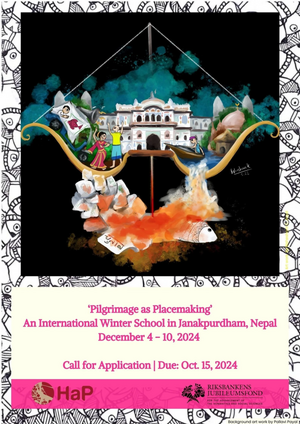 Poster for the HaP International Winter school held in Janakpurdham, Nepal in 2024.
